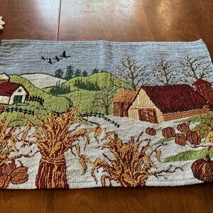 Autumn Harvest Tapestry Placemat